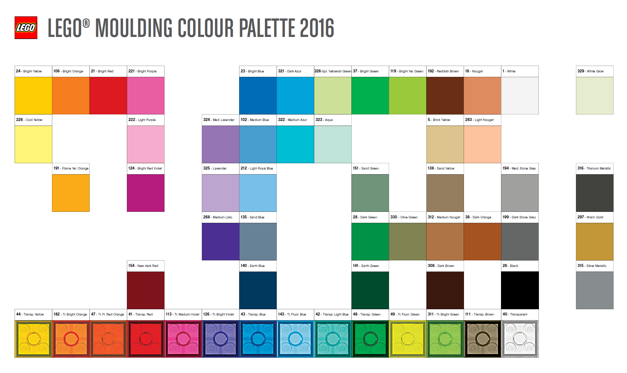 Here s This Year s Official Colour Palette Brickset