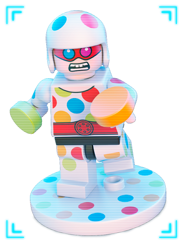 Mr Polka Dot Lego Batman