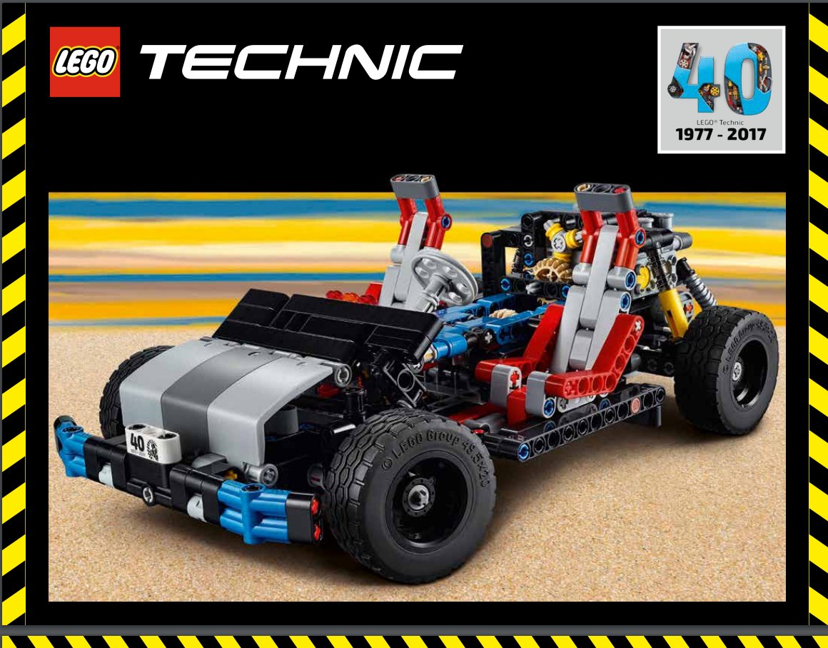 Technic 40th Anniversary model building 