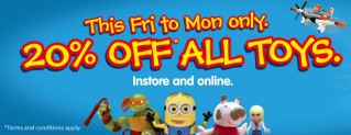 Smyths 20 clearance discount weekend