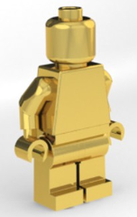 golden lego figure