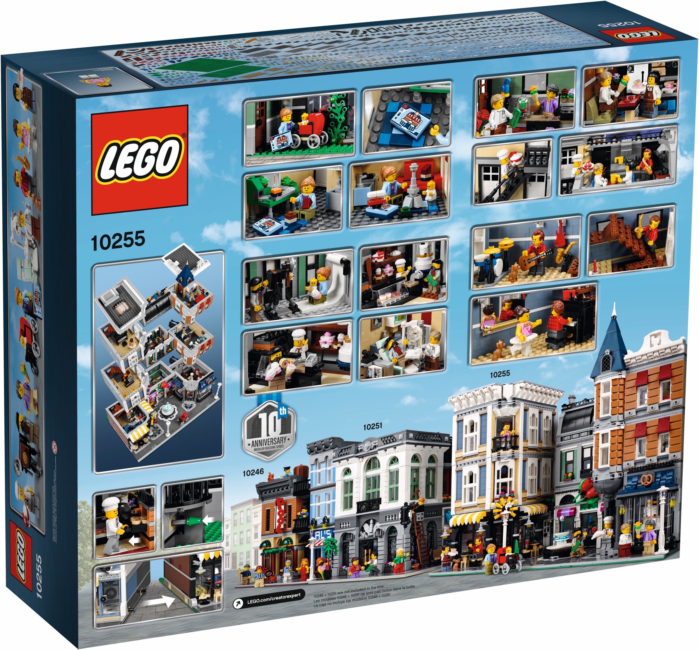 New LEGO Creator City Modular Lot of 4 Reddish Brown 2x2 Minifigure Seats Chairs 