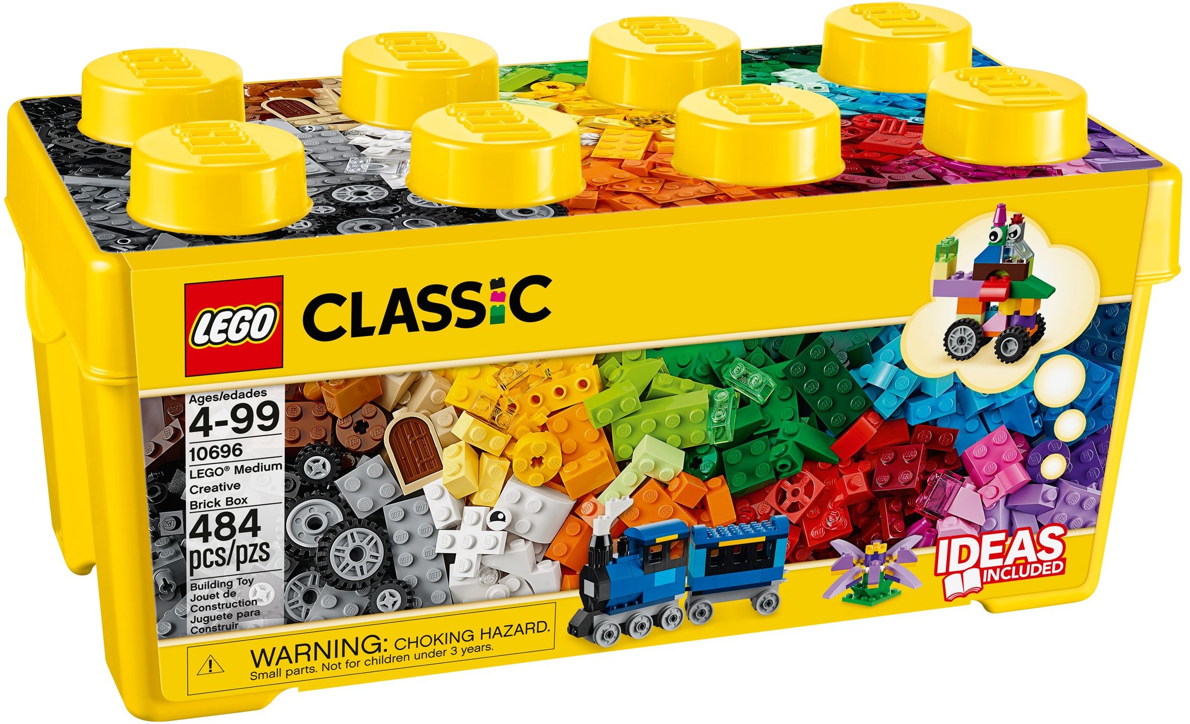LEGO Traditional Yellow 1 x 2 Brick Lot of Ten 