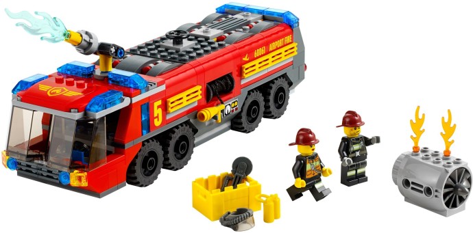 60061-1: Airport Fire Truck | Brickset: LEGO set guide and ...