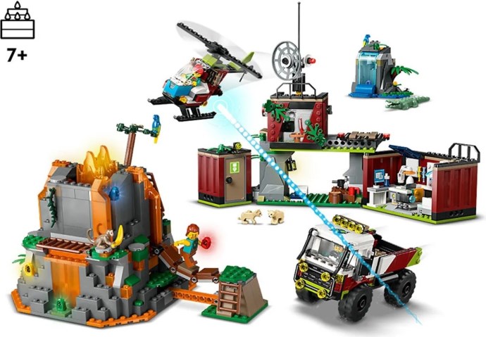 Lego Jungle Explorer Base Camp Brickset