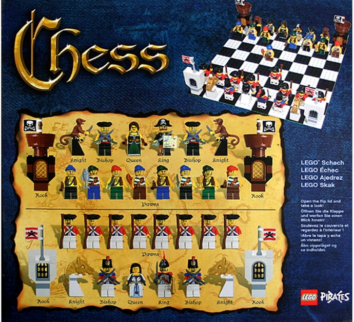LEGO Pirate Chess Captain (King) Minifigure Comes In