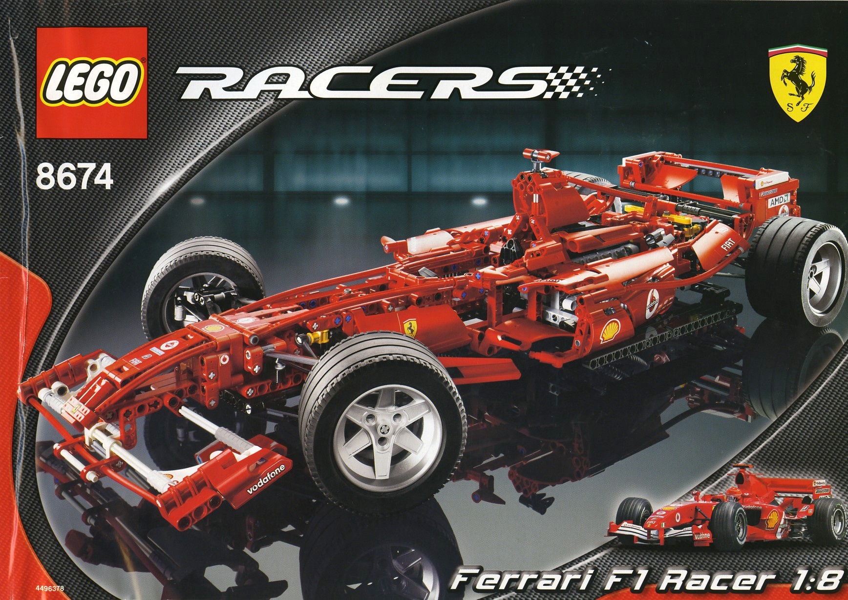 lego technic red race car