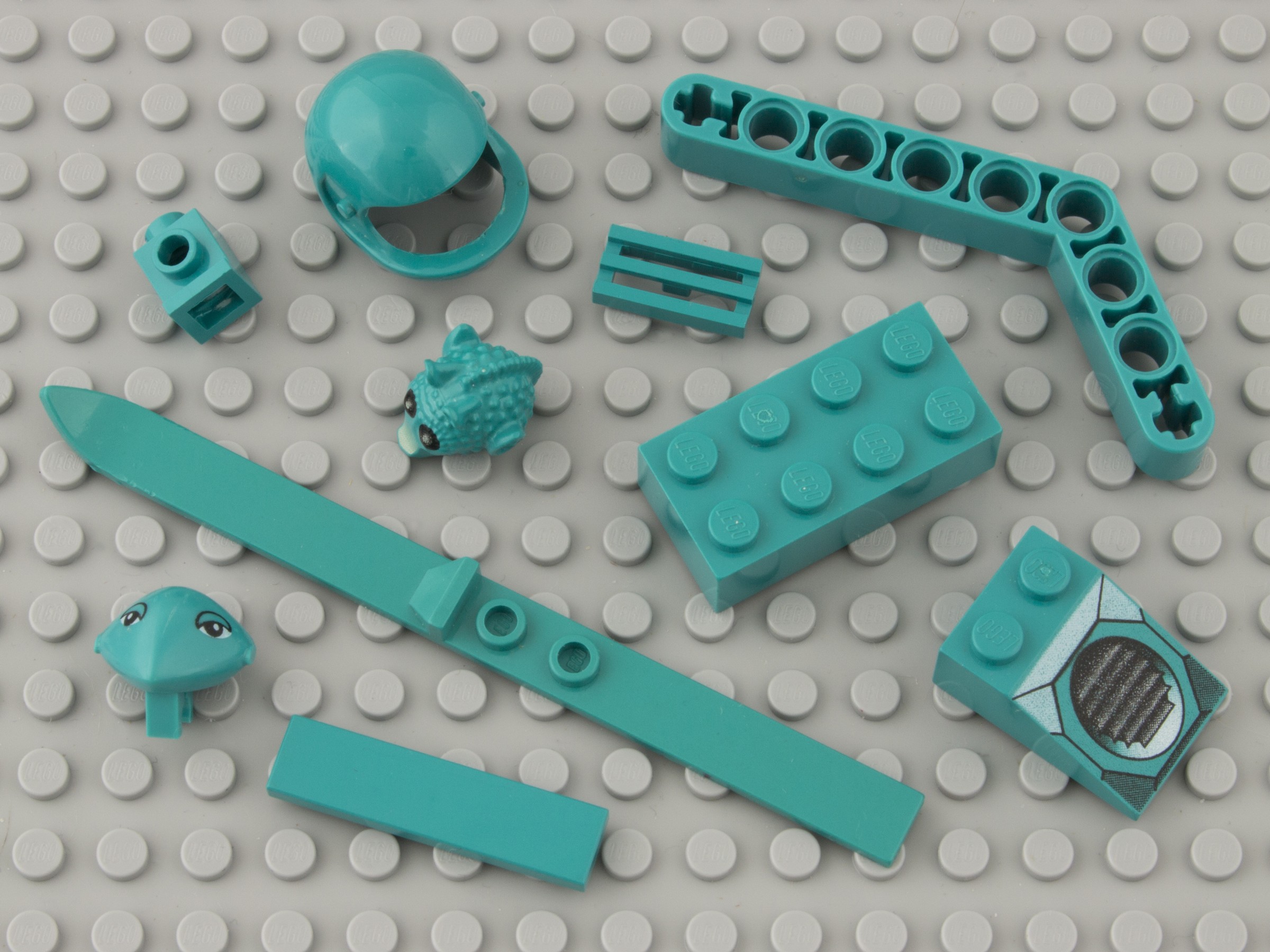 Teal discount brick lego