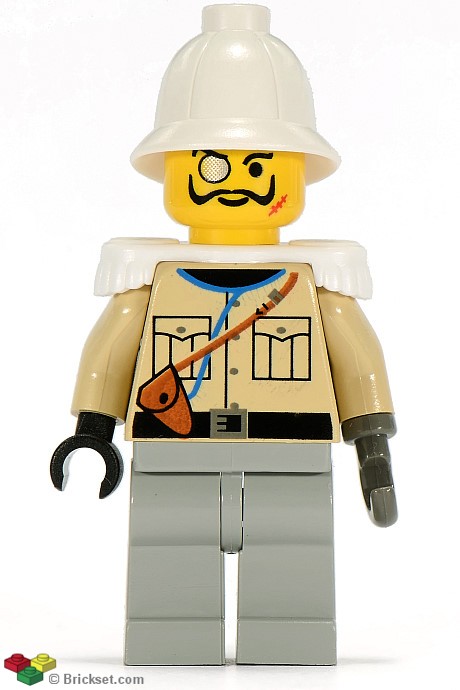 LEGO White Minifigure Adventurers Pith Helmet 