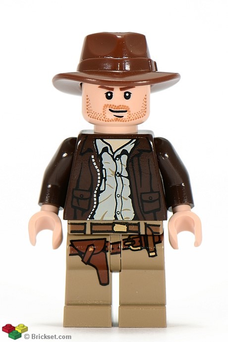 Lego Minifigure Head Indiana Jones Kazim H30