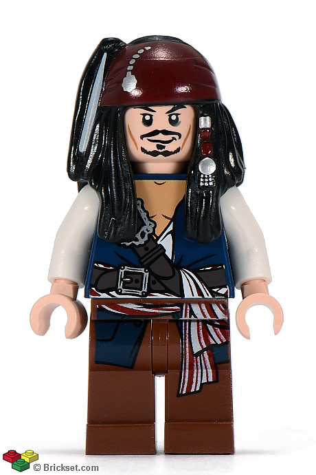 poc028 NEW LEGO Hector Barbossa FROM SET 4192 PIRATES OF THE CARIBBEAN 