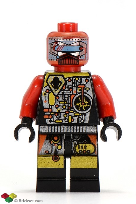 LEGO System Space UFO Red Droid Minifigure Minifig 6979 6901 6902 6836 6915 