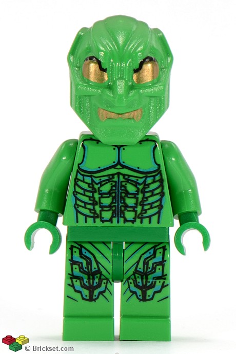 sh545 Lego Figure Green Goblin Dark Purple Outfit 