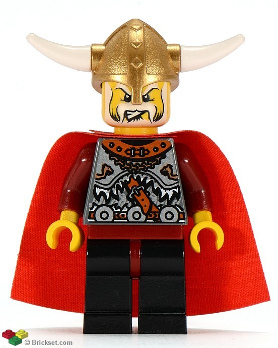 Lego Figur Wikinger/Vikings KÖNIG/KING Sammelfigur 7019 