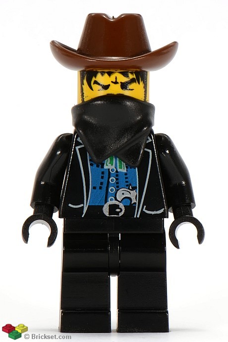 LEGO ® personaggio Western Cowboy soldati BANDIT 6769 6761 6755 6762 6764 ottimo stato 