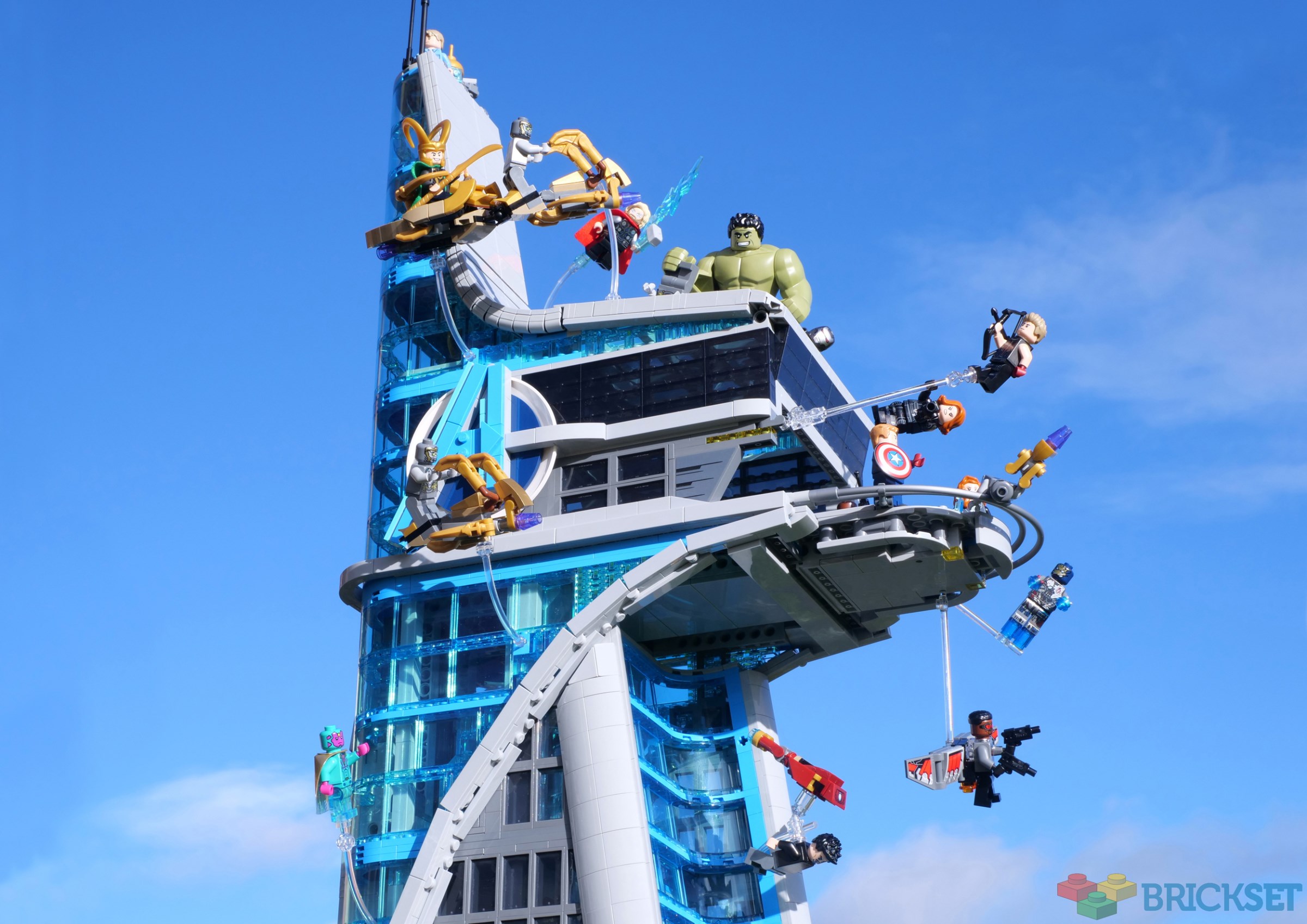 You Are Not Prepared for How Big the LEGO Avengers Tower Is