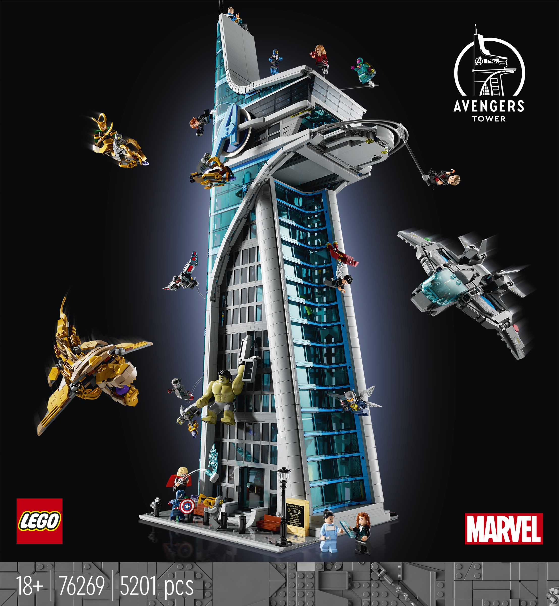 Marvel Mini Egg Attack Figures The Infinity Saga Stark Tower series Loki 12  cm