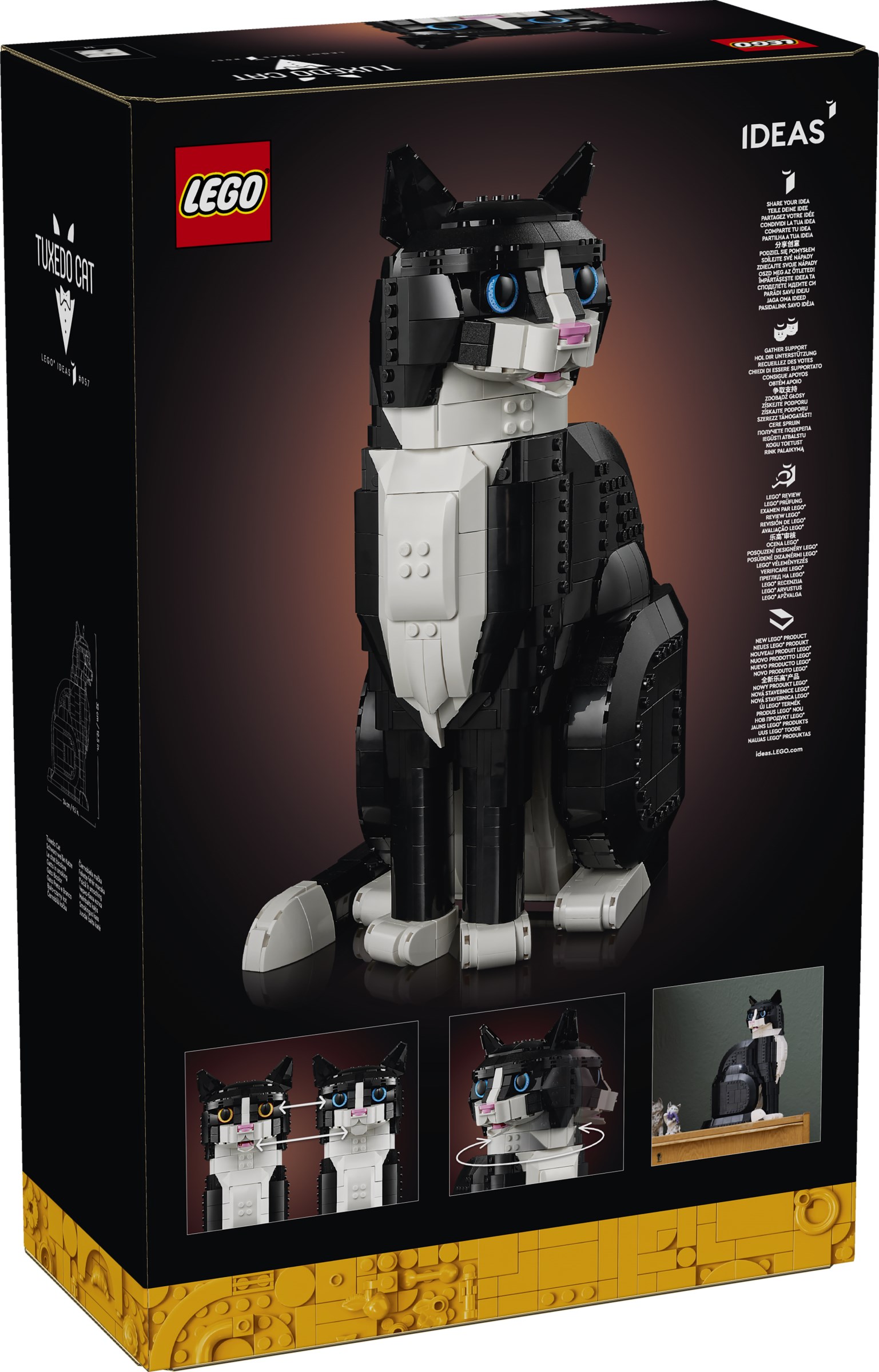 21349 Tuxedo Cat announced! | Brickset