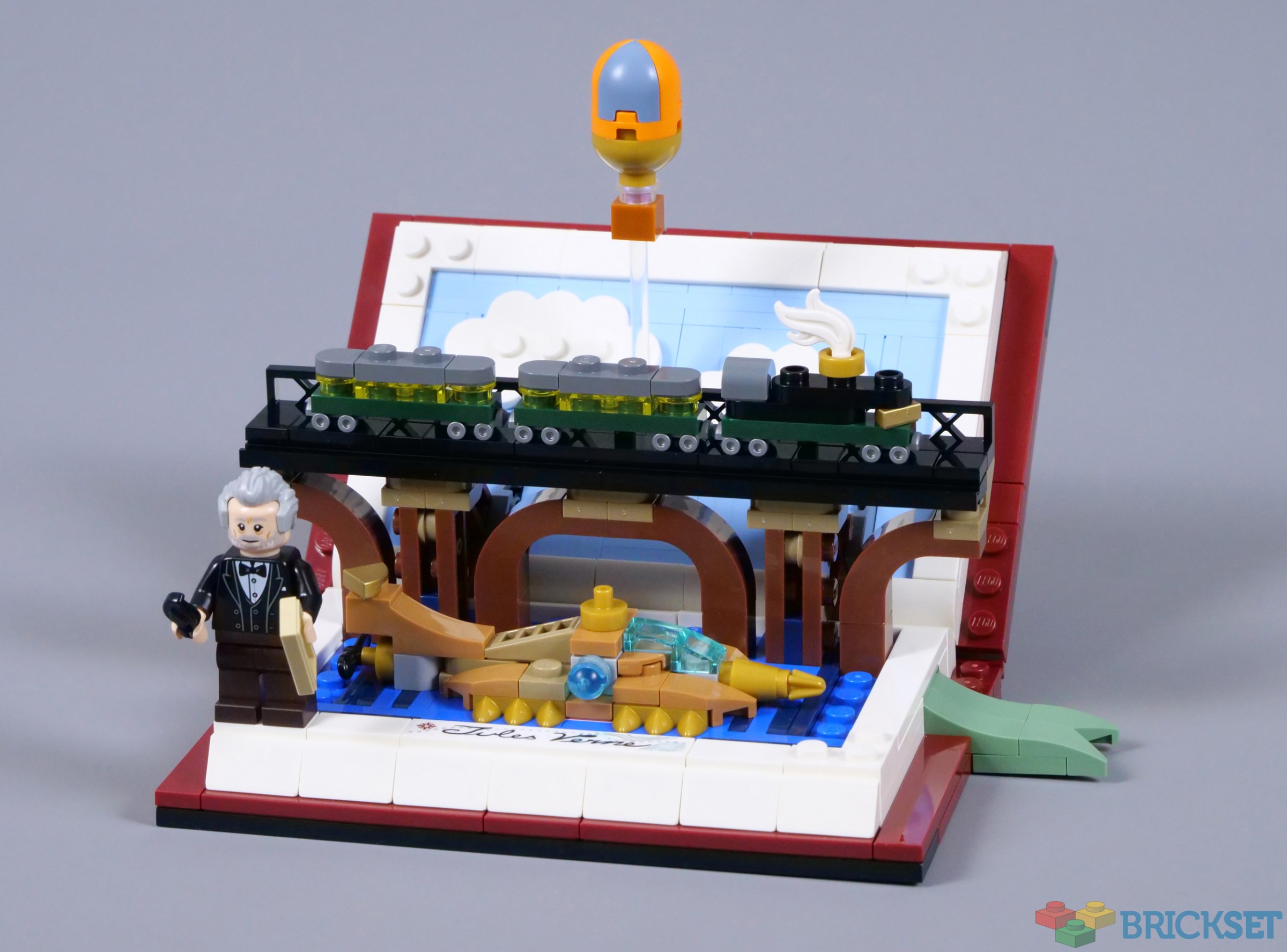 LEGO 40690 Tribute to Jules Verne's Books review | Brickset