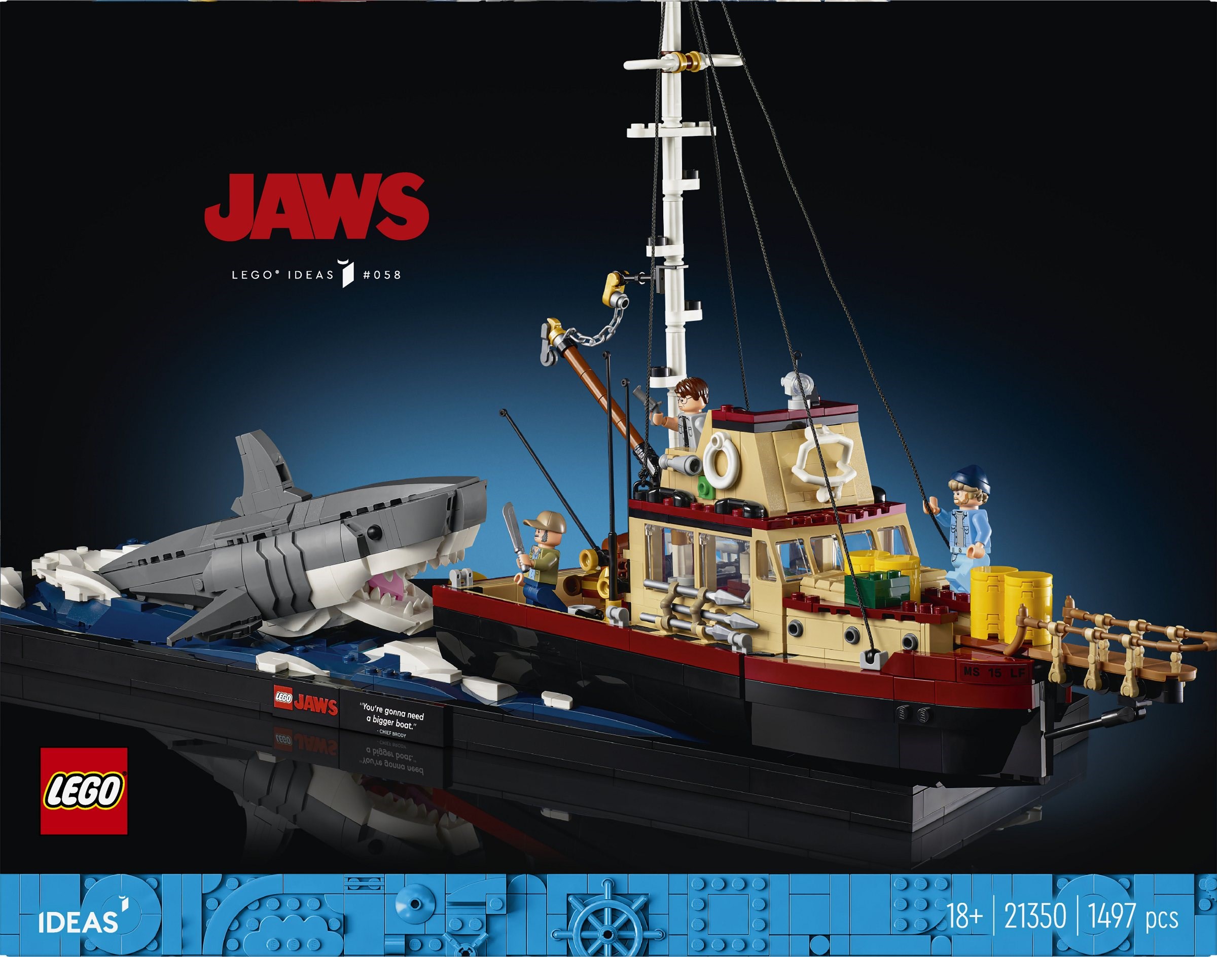 Jaws lego set sale