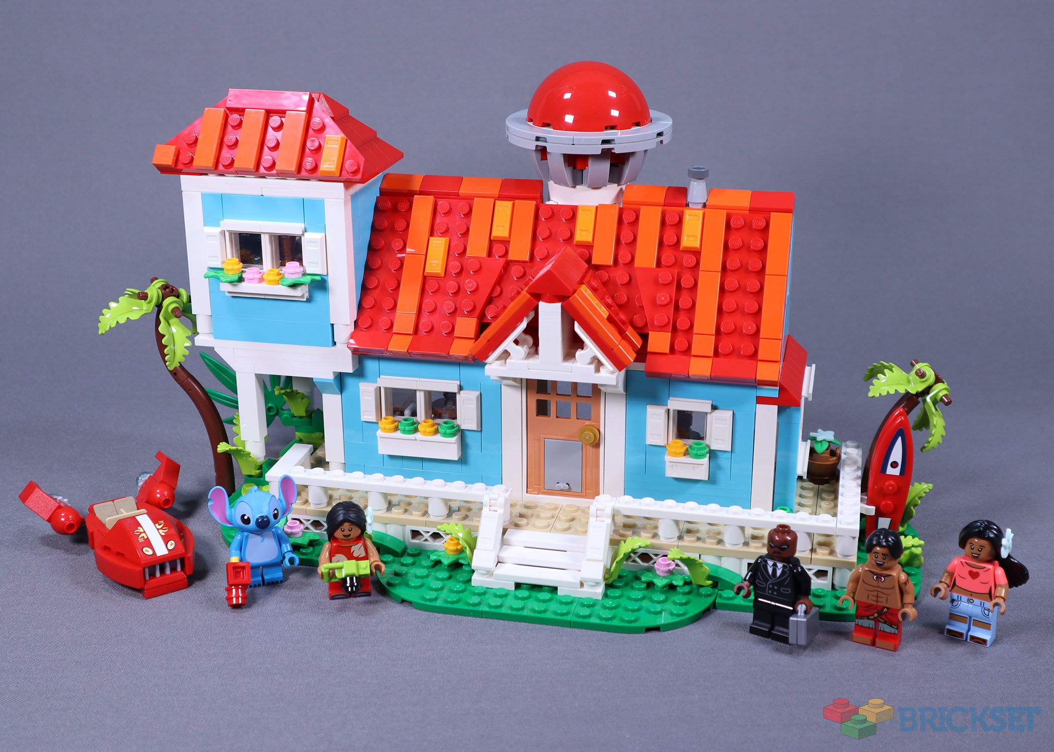 LEGO Disney 43268 Lilo and Stitch Beach House review | Brickset