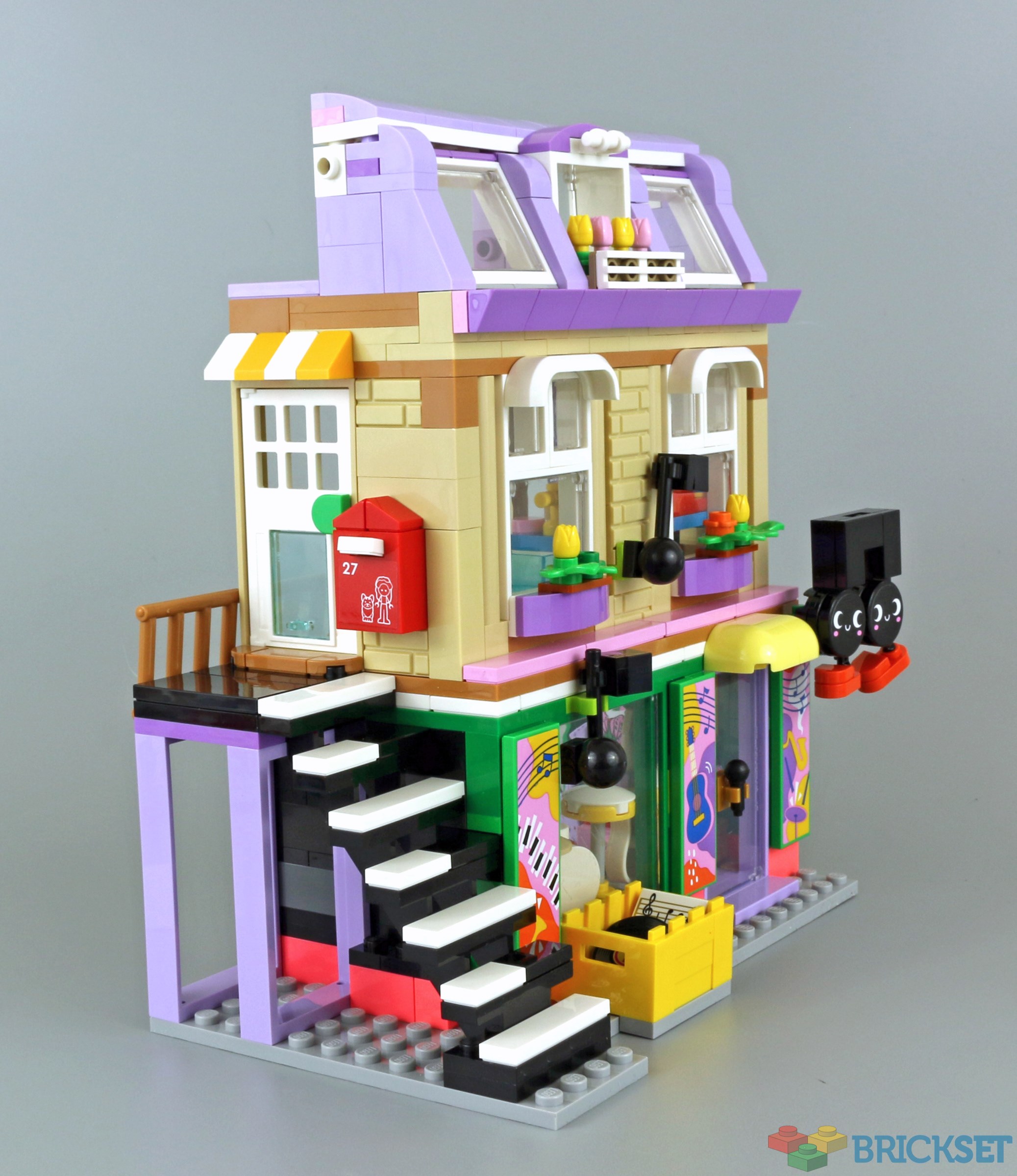 the apartment (adlph deutsch rare3点set) LEGO Friends 42653 Music Shop & Apartment review | Brickset