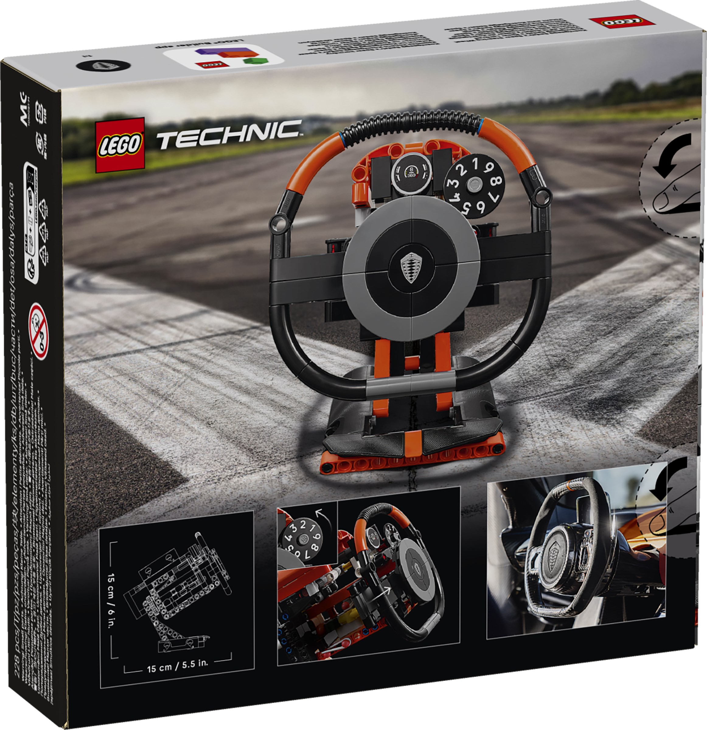 LEGO 40894 Koenigsegg Sadair s Spear Steering Wheel
