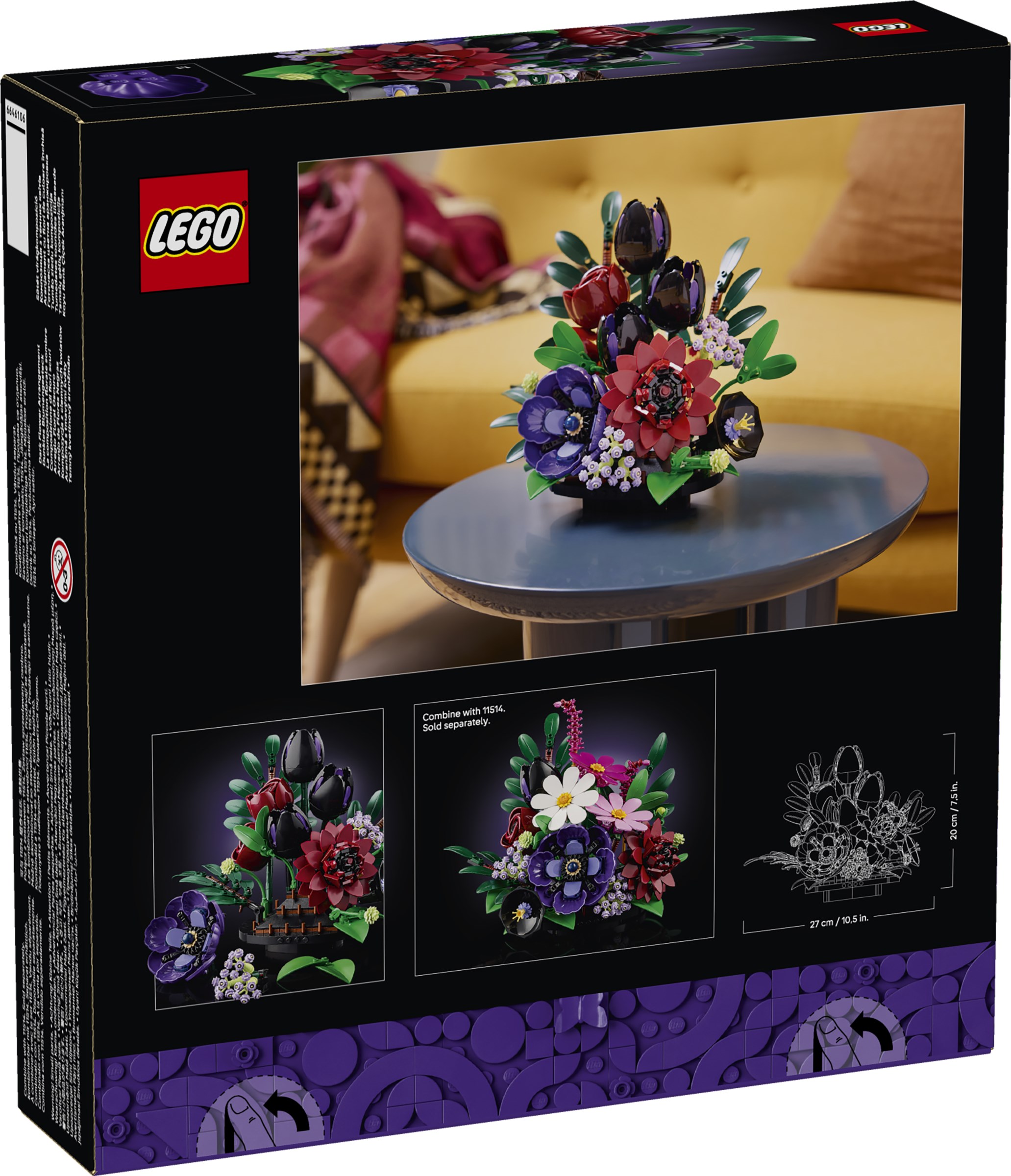 LEGO 11513 Dark Flower Arrangement