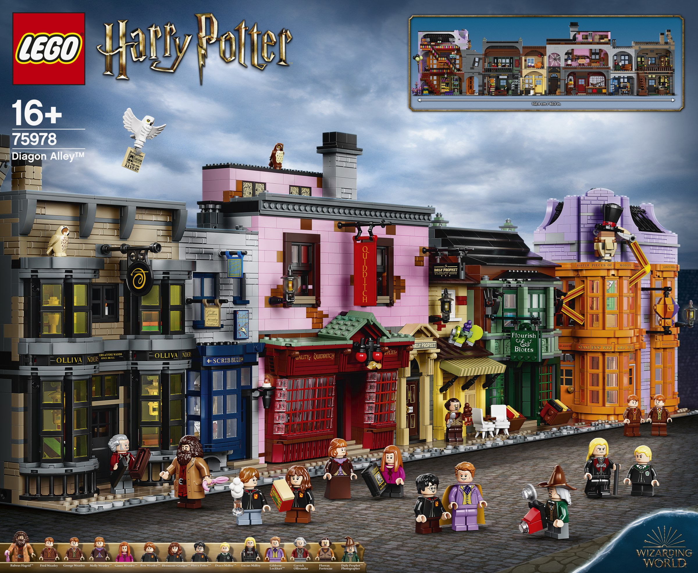 LEGO 10217 3 Owl Lot HARRY POTTER Diagon Alley Owl Lot 