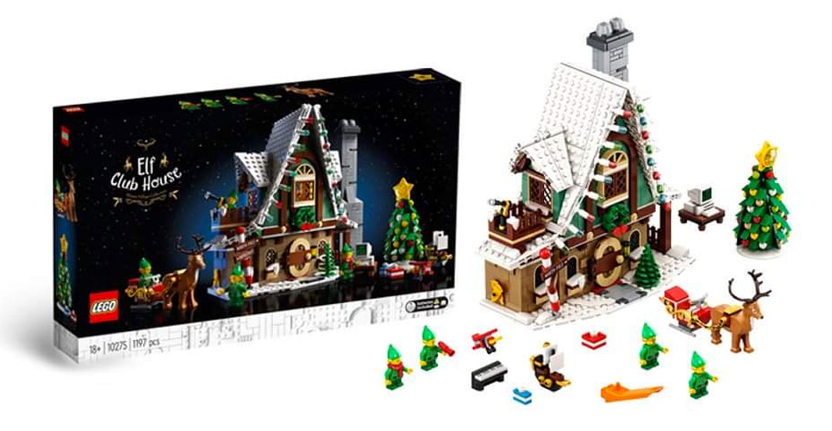 1,197 Pieces Building Kit LEGO Elf Club House for sale online 10275