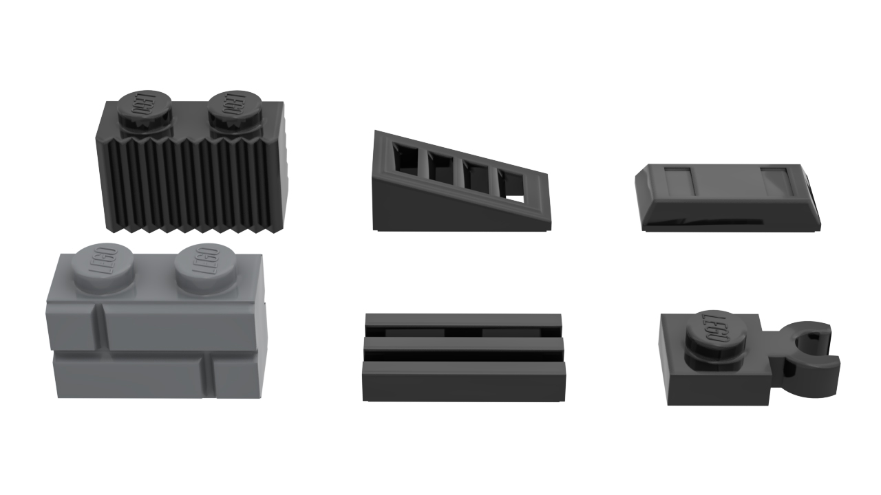 Useful Pieces for Micro Scale Brickset