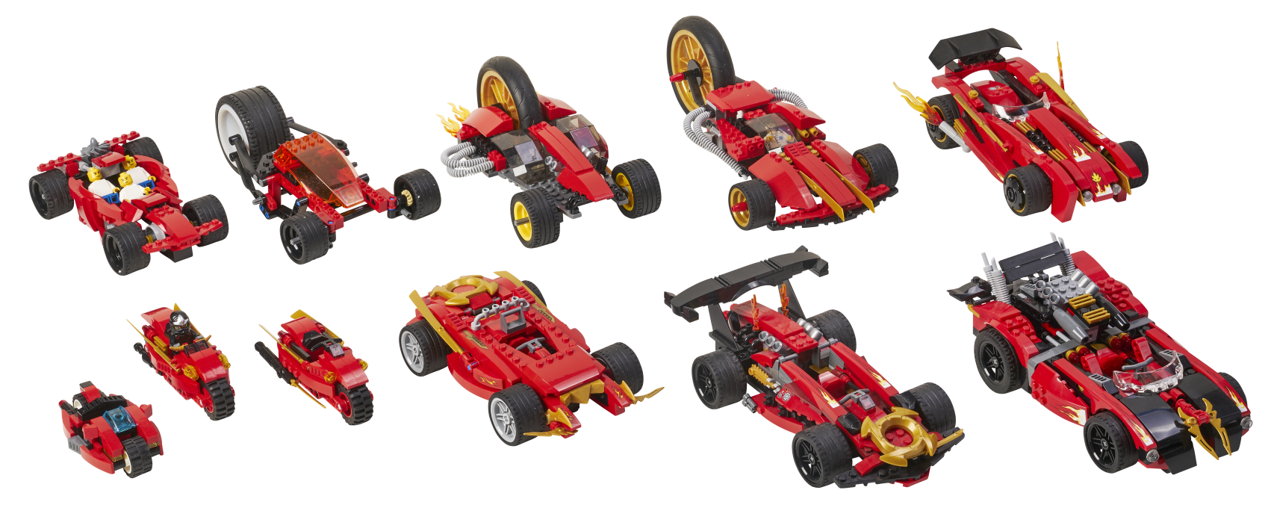 Lego ninjago vehicles discount sets