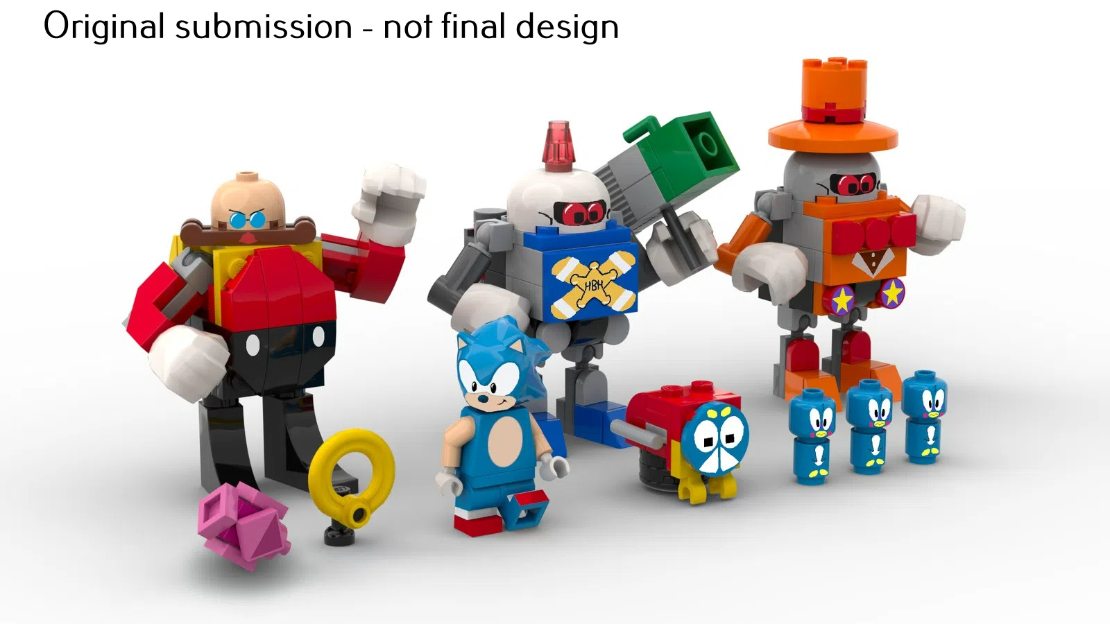 Sonic Lego Set Based On Fan Design Greenlit For Production - Game