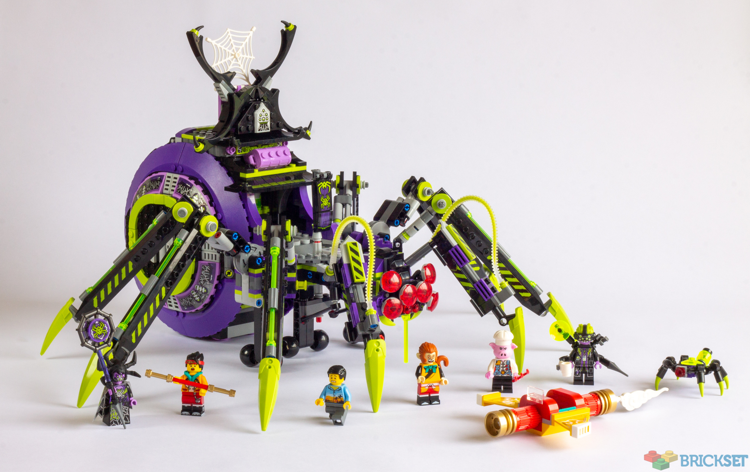 sort manuskript budbringer LEGO 80022 Spider Queen's Arachnoid Base review | Brickset