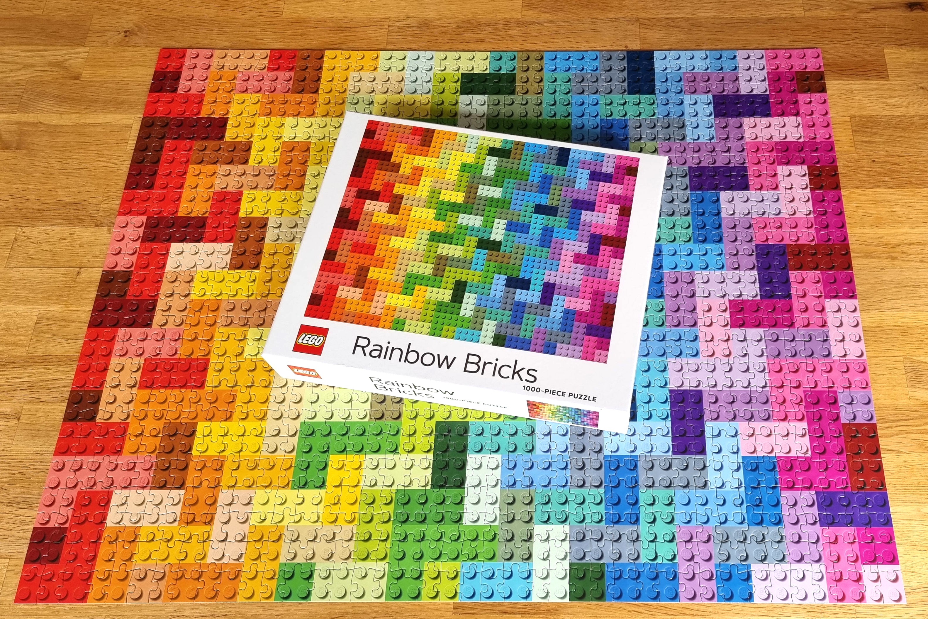 Review: Rainbow Bricks puzzle | Brickset: LEGO set guide and database