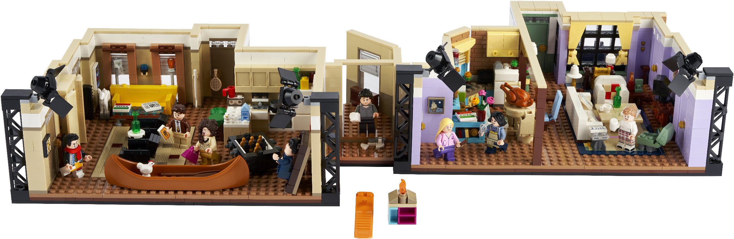 LEGO unveils 2,048-piece FRIENDS set recreating joey and monica's apartments