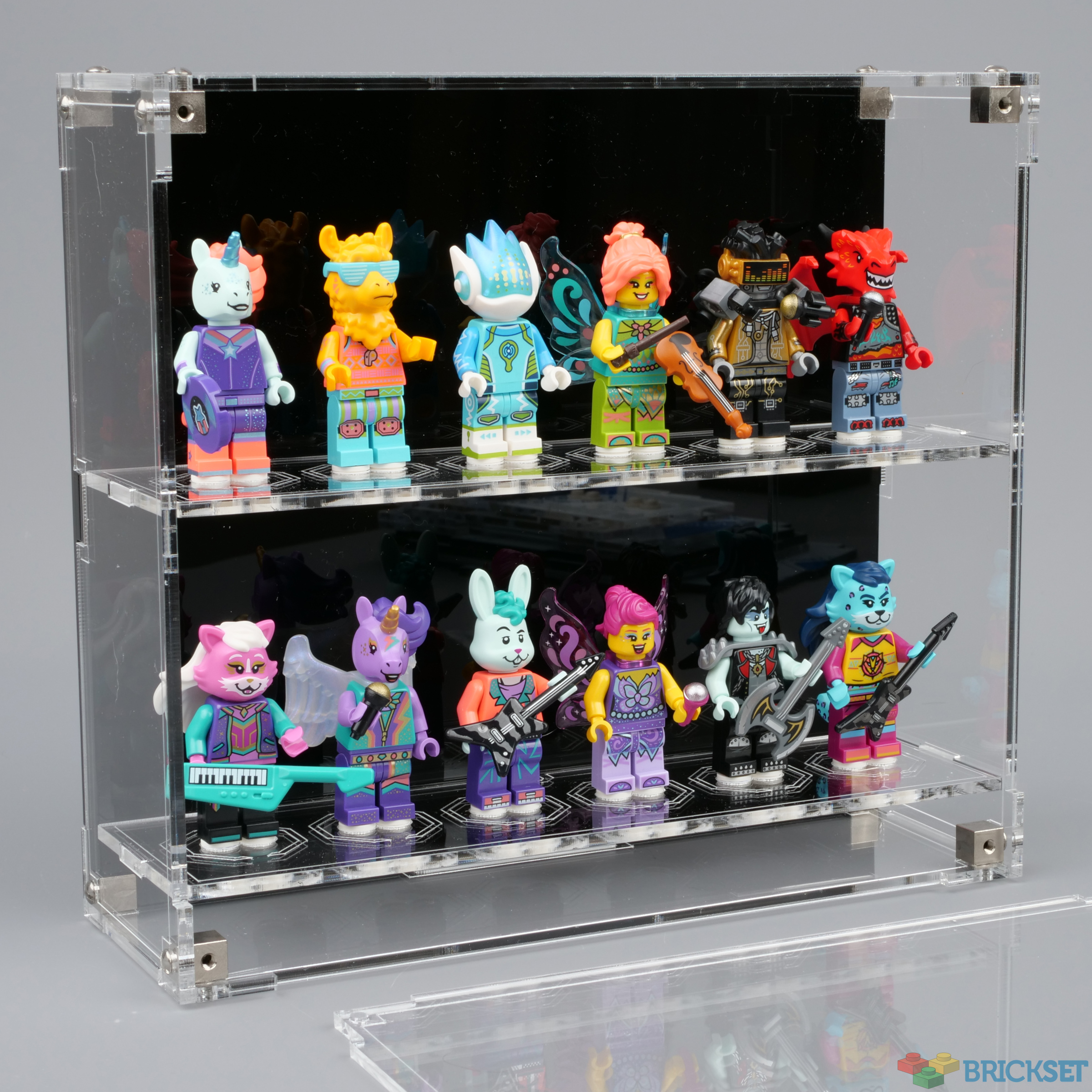 LEGO Wicked Brick wall mounted minifig display cases review | Brickset