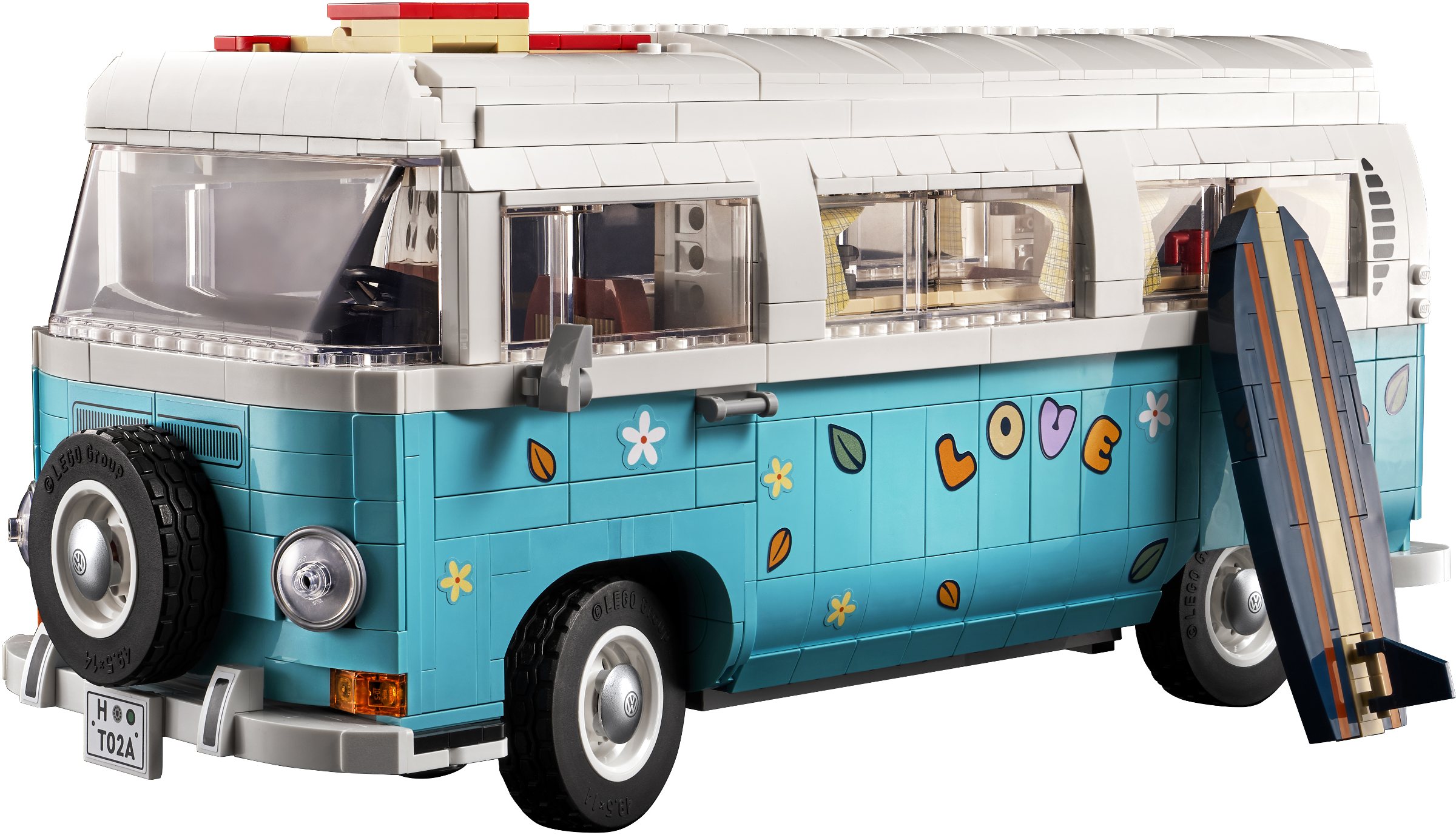 hypotheek Overweldigend Achtervoegsel Volkswagen T2 Camper Van revealed! | Brickset: LEGO set guide and database