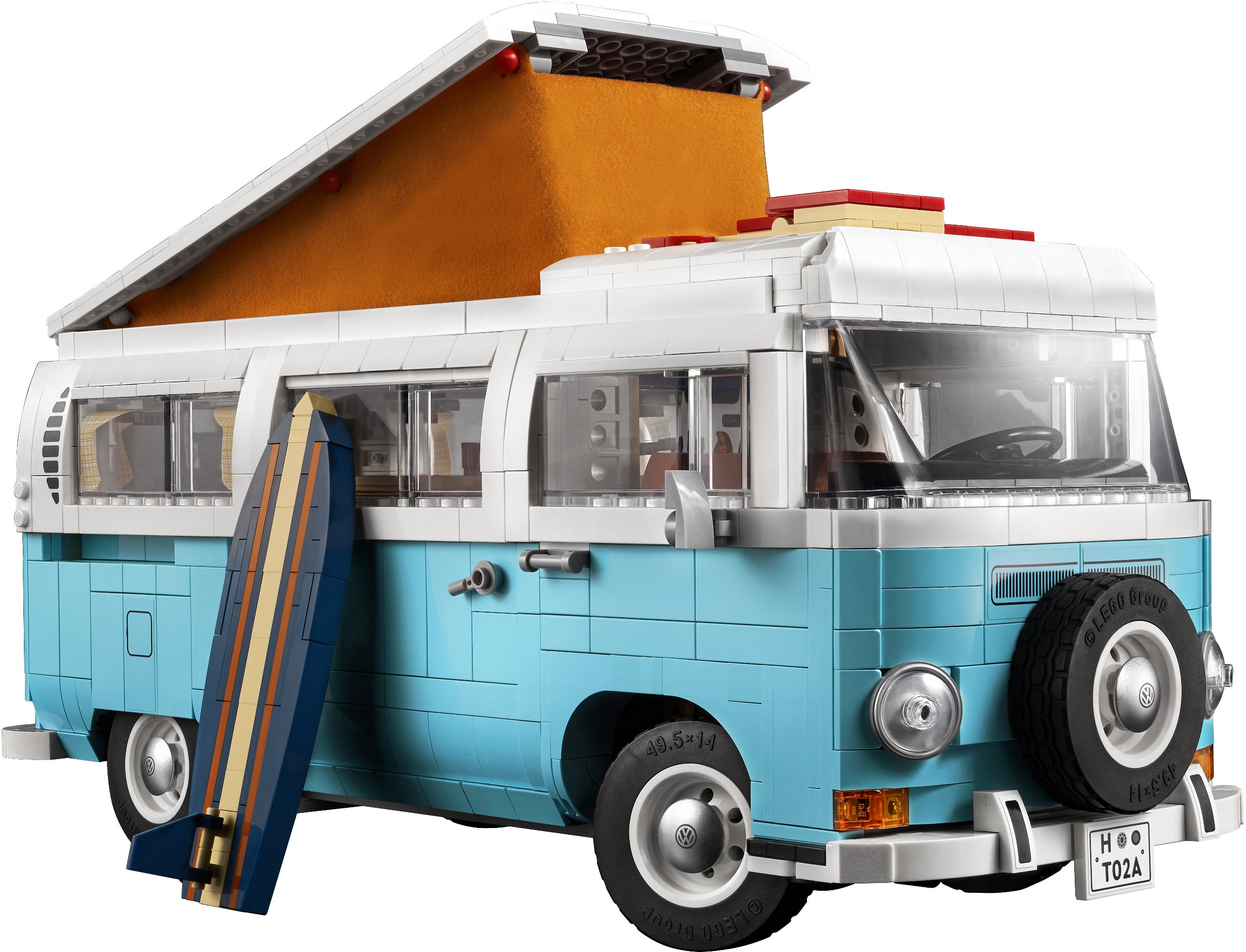 hypotheek Overweldigend Achtervoegsel Volkswagen T2 Camper Van revealed! | Brickset: LEGO set guide and database