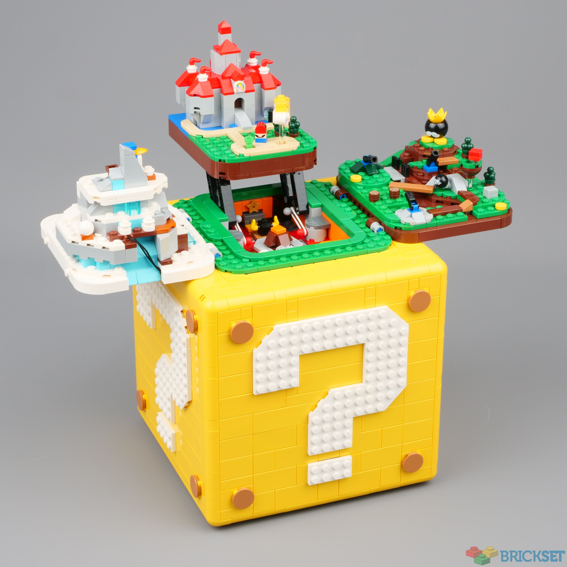 Meget rart godt Faktisk bagværk LEGO 71395 Question Mark Block review | Brickset