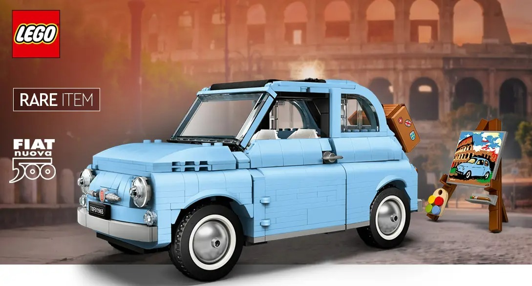 Blue Fiat 500 Available Again For International Buyers Brickset Lego Set Guide And Database