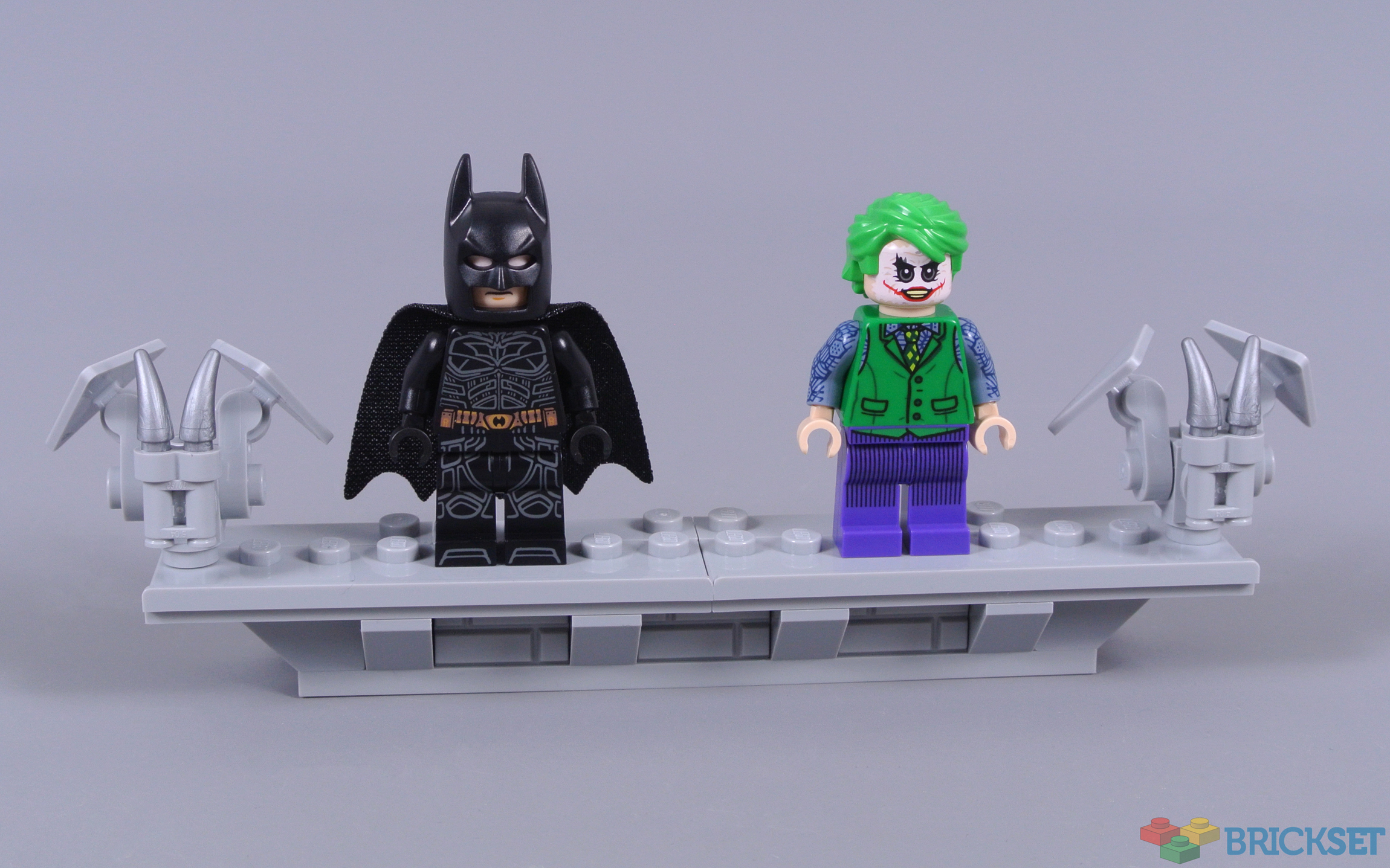 New Lego Batman Minifigure Figure Set 76112 pearl dark Grey armor Hard To Find 