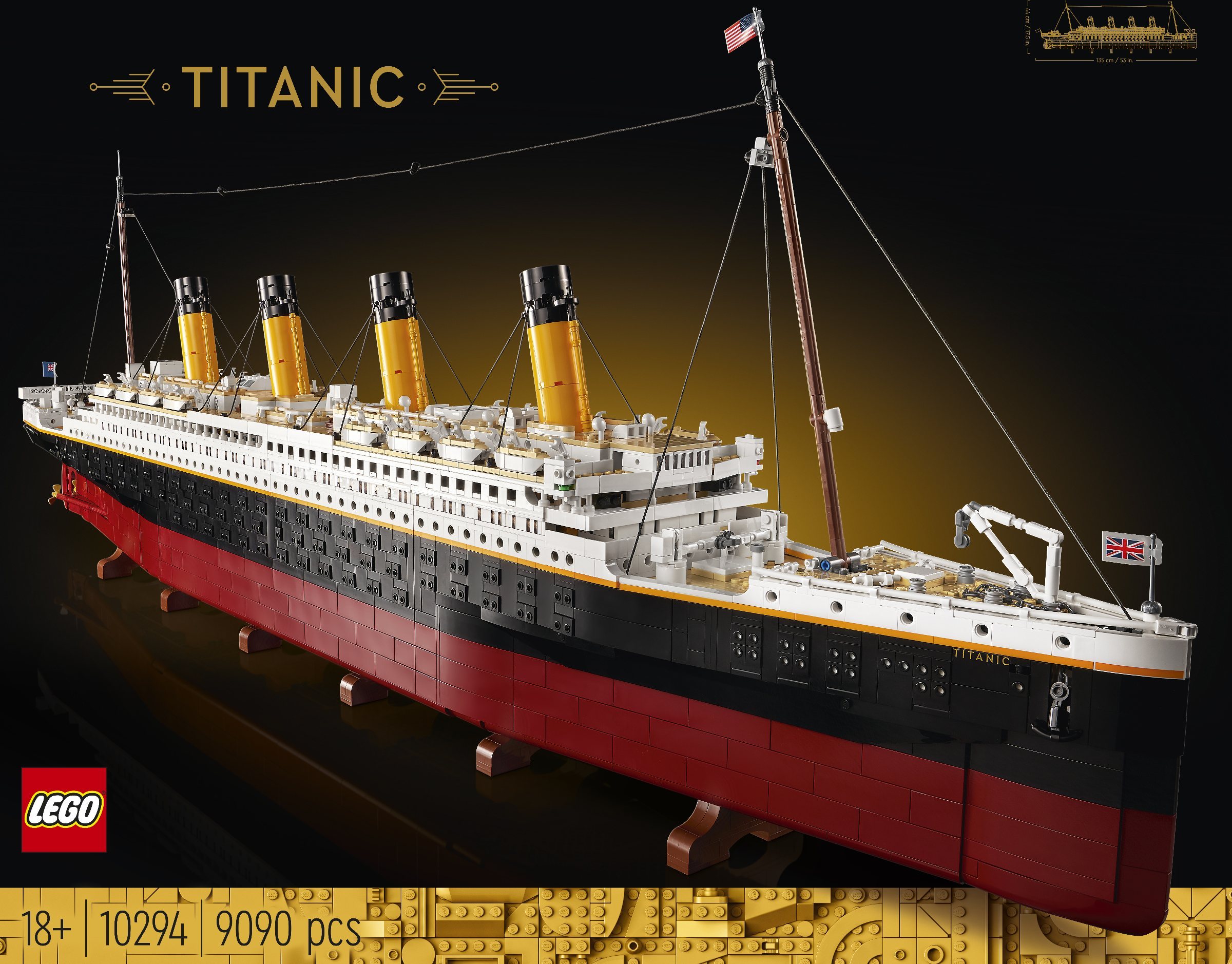 Lego Titanic sets sail with 9,090 pieces -- and no iceberg - CNET