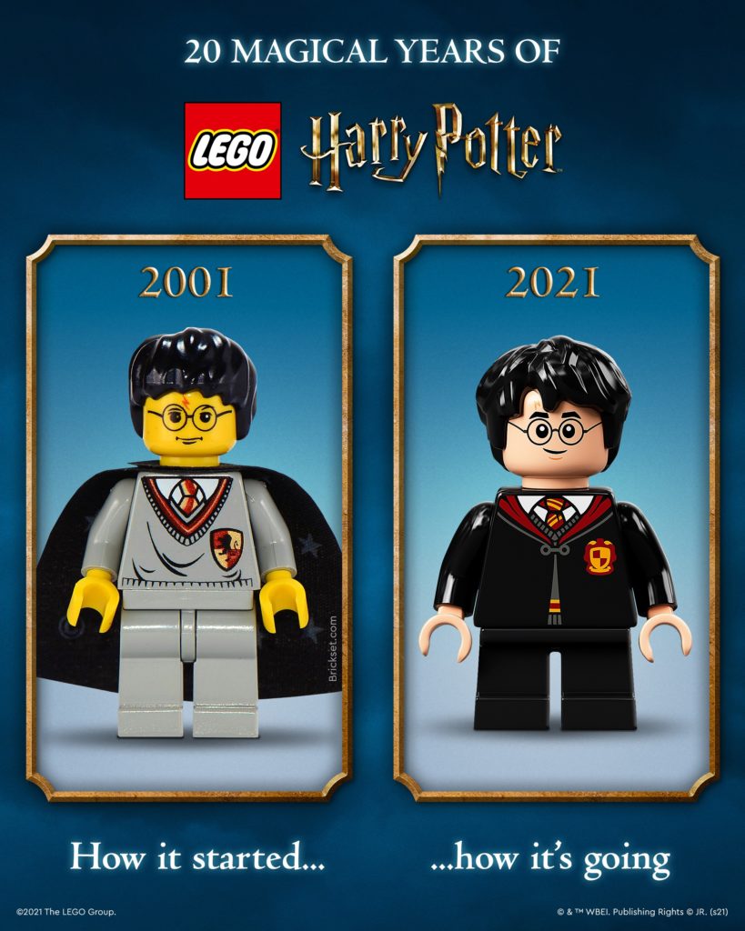 20 years of Potter minifigs |