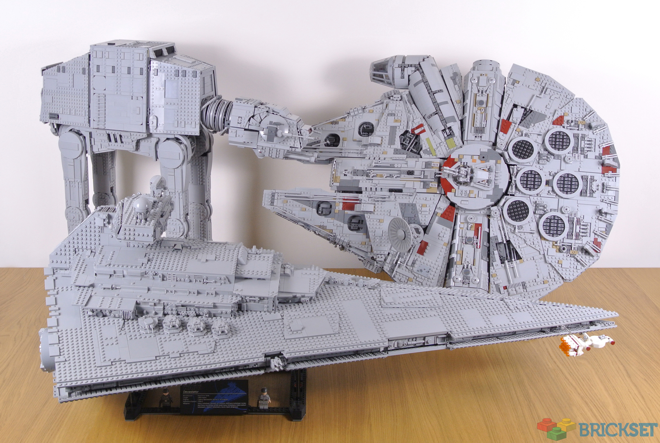 75192 Millennium Falcon vs. 75252 Imperial Star vs. 75313 AT-AT | Brickset