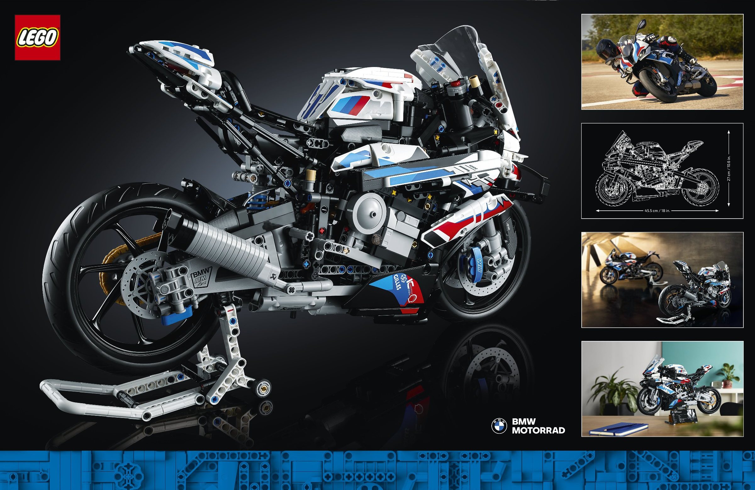 LEGO Technic Unleashes Extremely Detailed 1:5-Scale BMW M 1000 RR