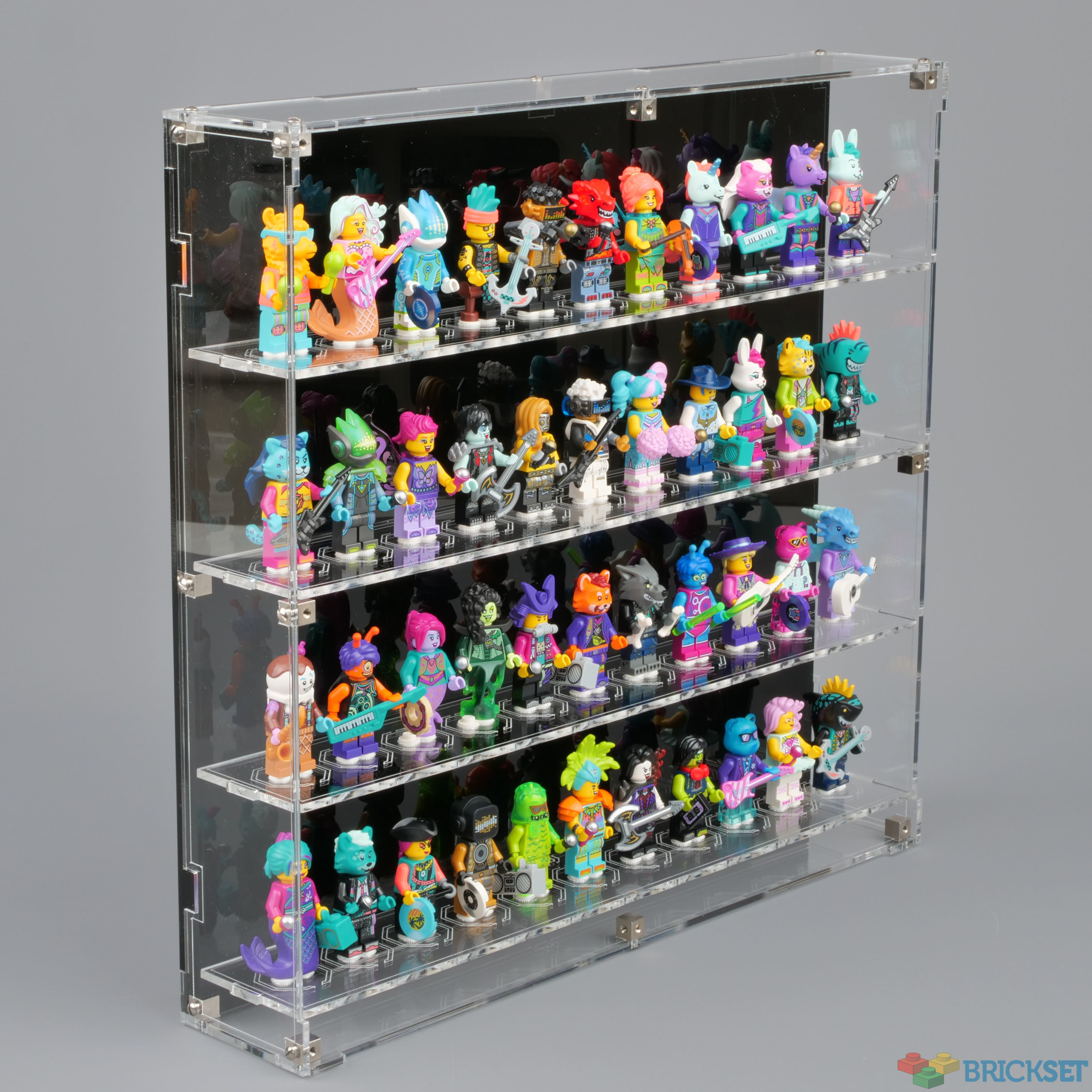 Lego Wicked Brick Wall Mounted Minifig Display Cases Review Brickset
