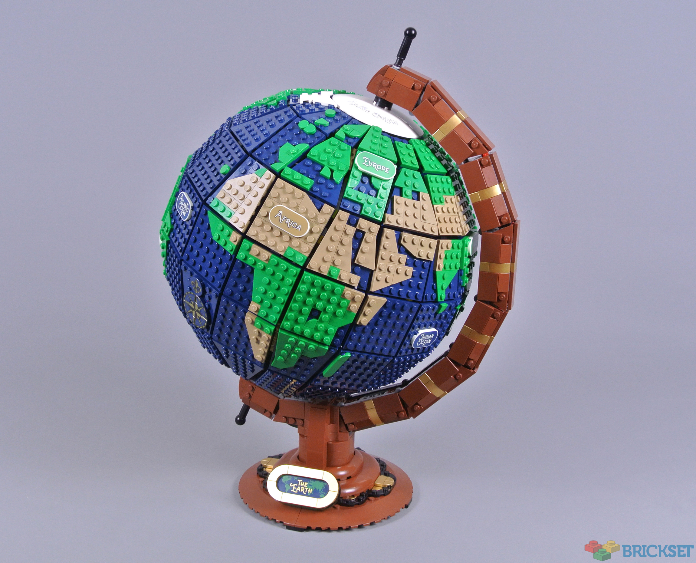 Lego's Spinning 3D Globe Is Perfect for Adults Who Love to Build