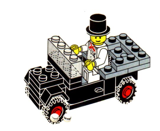 Part No 52036 Dark Bluish Grey x 6 Lego Vehicle Base 
