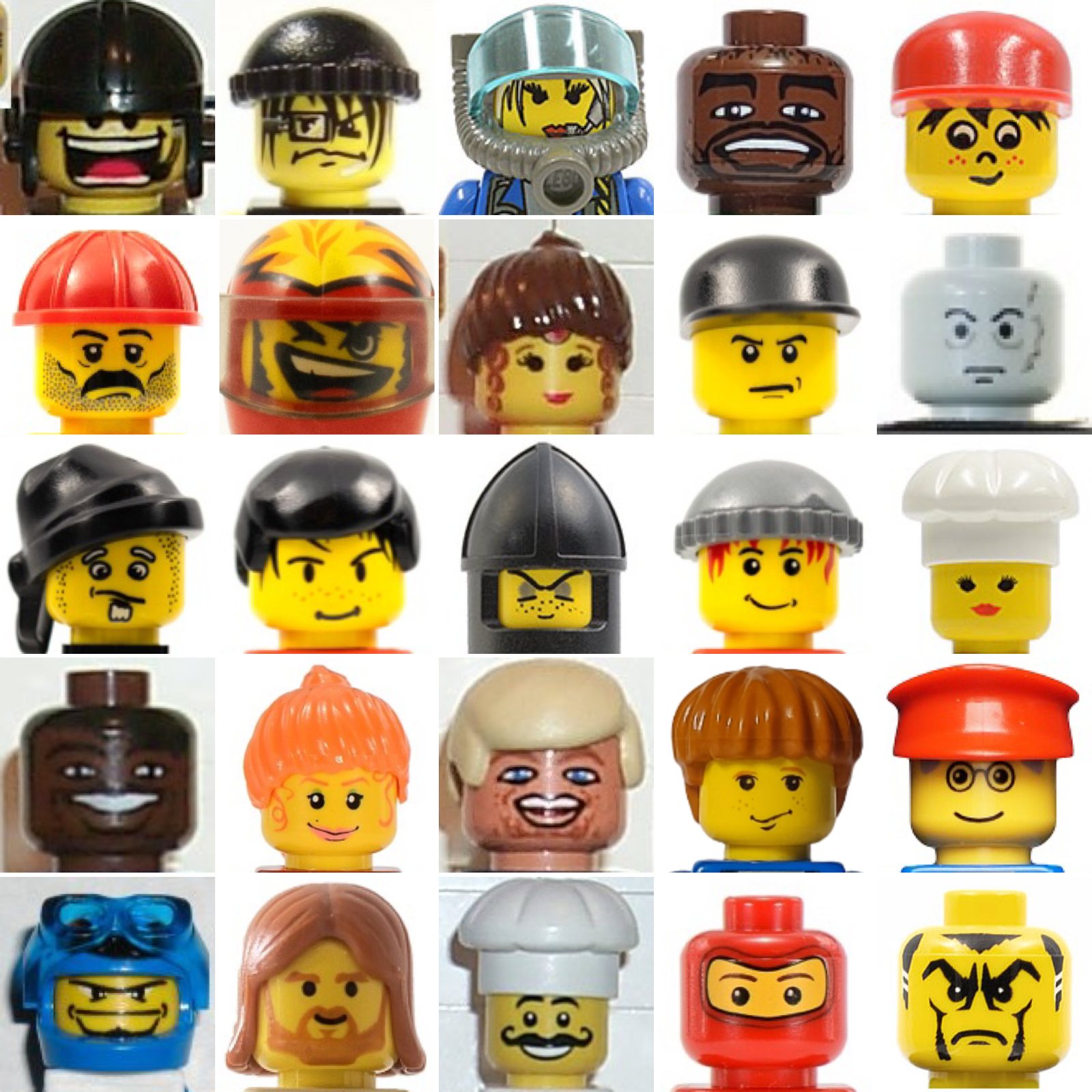 Happy shopping LEGO NEW MINIFIG HEADS CITY SERIES YELLOW FLESH PIRATE